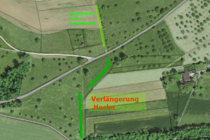GeoView mit Hecke