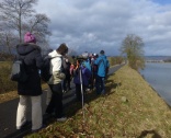 Freie Sicht auf dem mitlleren Dammabschnitt